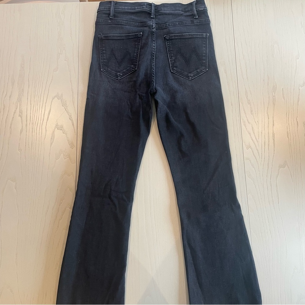 MOTHER The Hustler Ankle Fray Jeans (Encounters at Night) - 29 - Picture 10 of 13